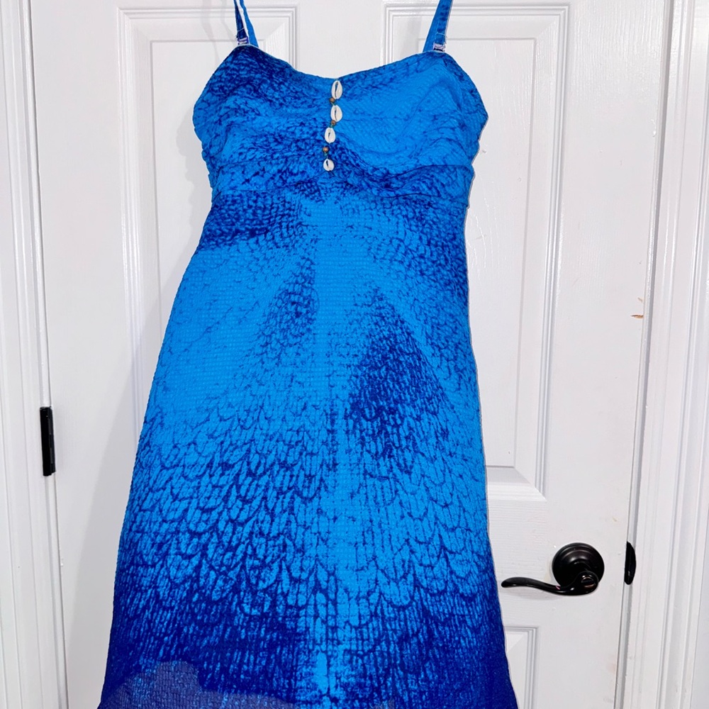 Free People Midi Dress with Shell  Detail